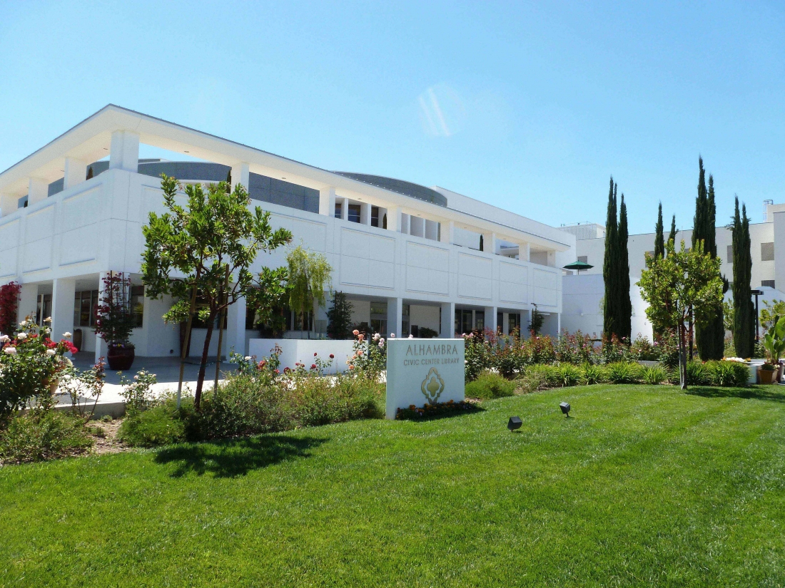 New Alhambra Civic Center Library Budlong