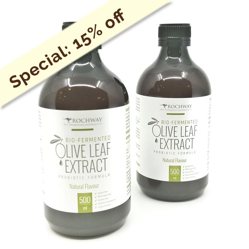 Olive Leaf Extract with probiotics (Set of 2) Bud Of Joy