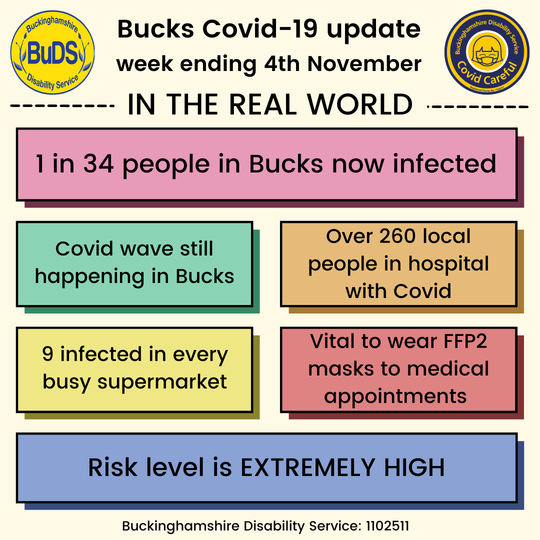 Covid19 Risk Assessment Week Ending 4 November 2022 BuDS