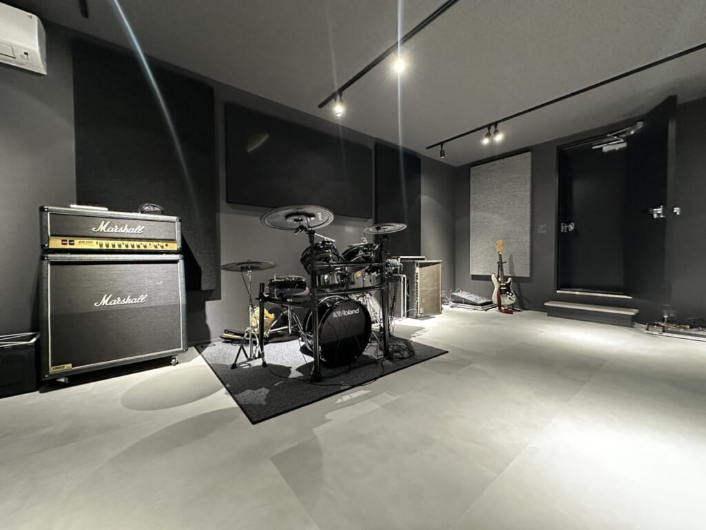 バンド演奏STUDIO防音室｜防音室工事のデザインと性能保証のバドシーン