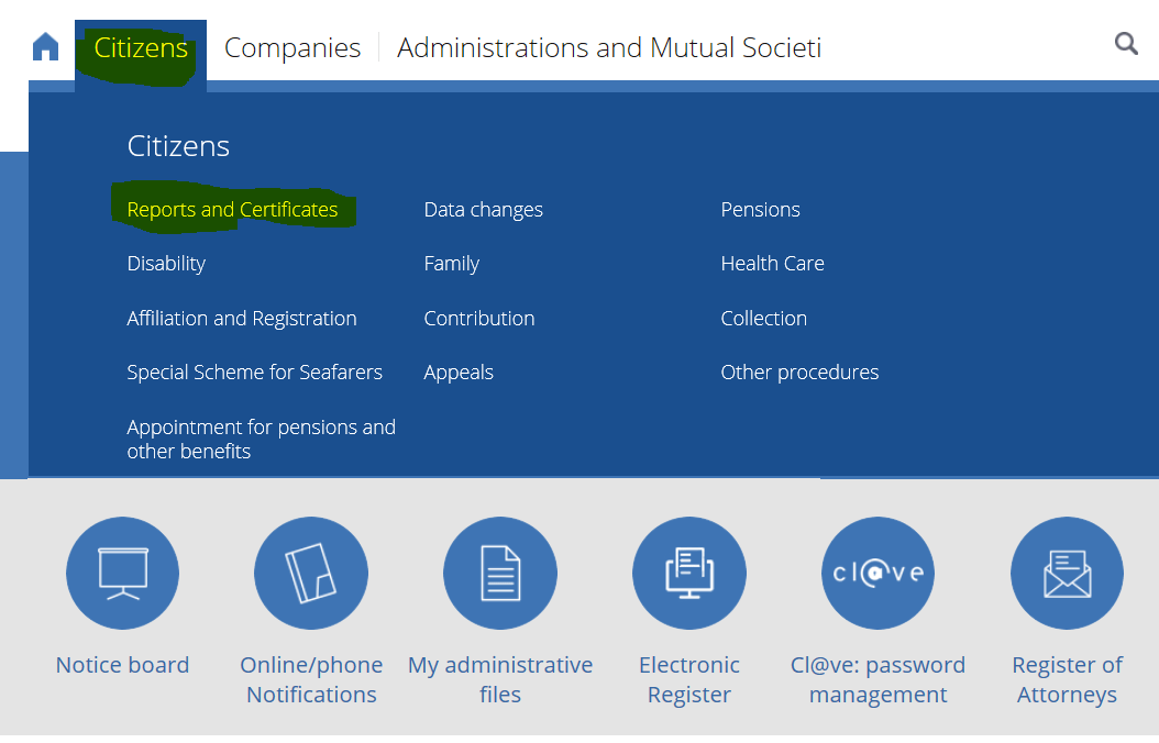 What is the employment history report? Infopont