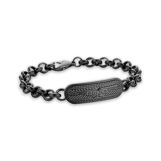 Pulseira Homem Police Men in Black PJ26402BSU02 Lugar