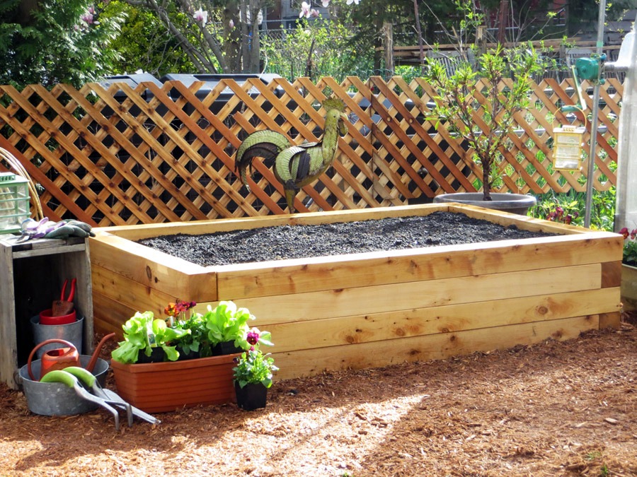 Square Post Series Raised Bed Kit The Backyard Urban Farm Company