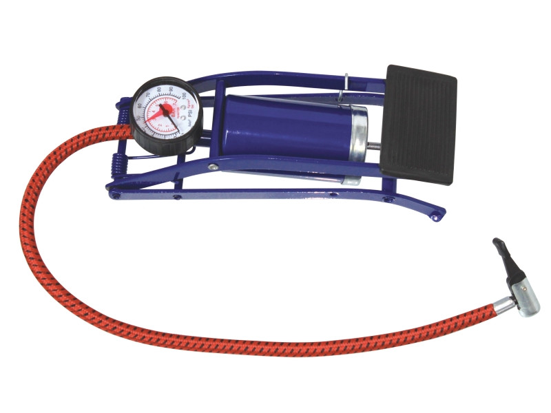 FOOT AIR PUMP WITH GAUGE (FP1) Buffalo Tools'