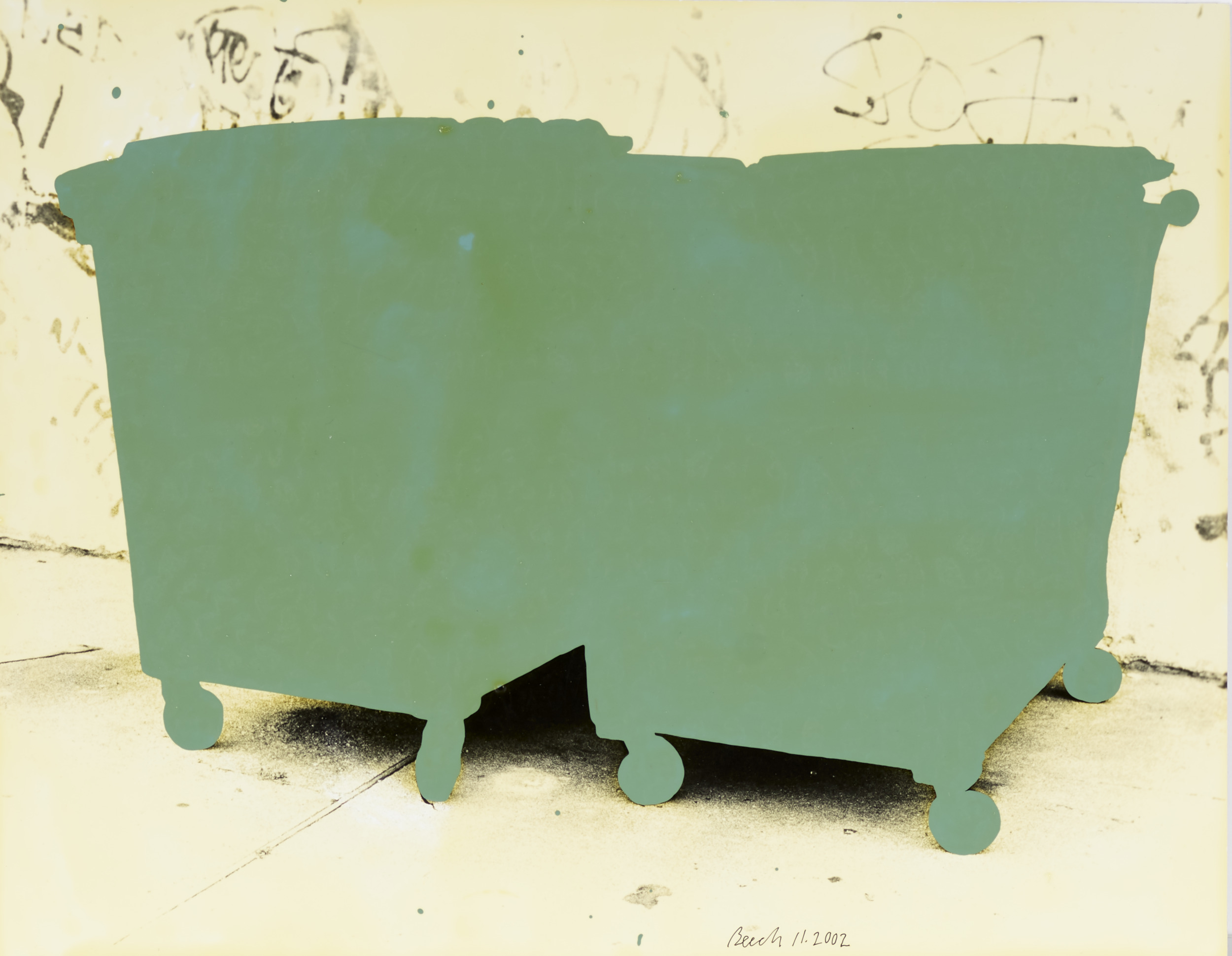 Dumpster Drawing 24 Buffalo AKG Art Museum