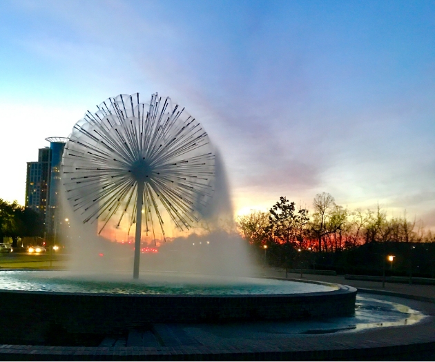 The Gus S. Wortham Memorial Fountain Buffalo Bayou Partnership