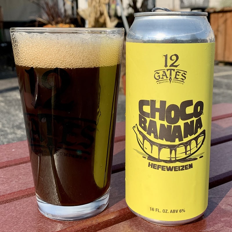 Choco Banana Hefeweizen 12 Gates Buffalocal