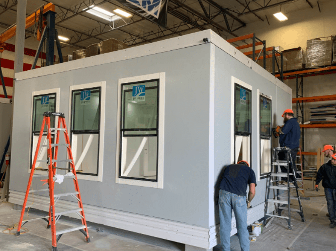 Elon Musk is living in a modular home on the Space X site! Buffalo