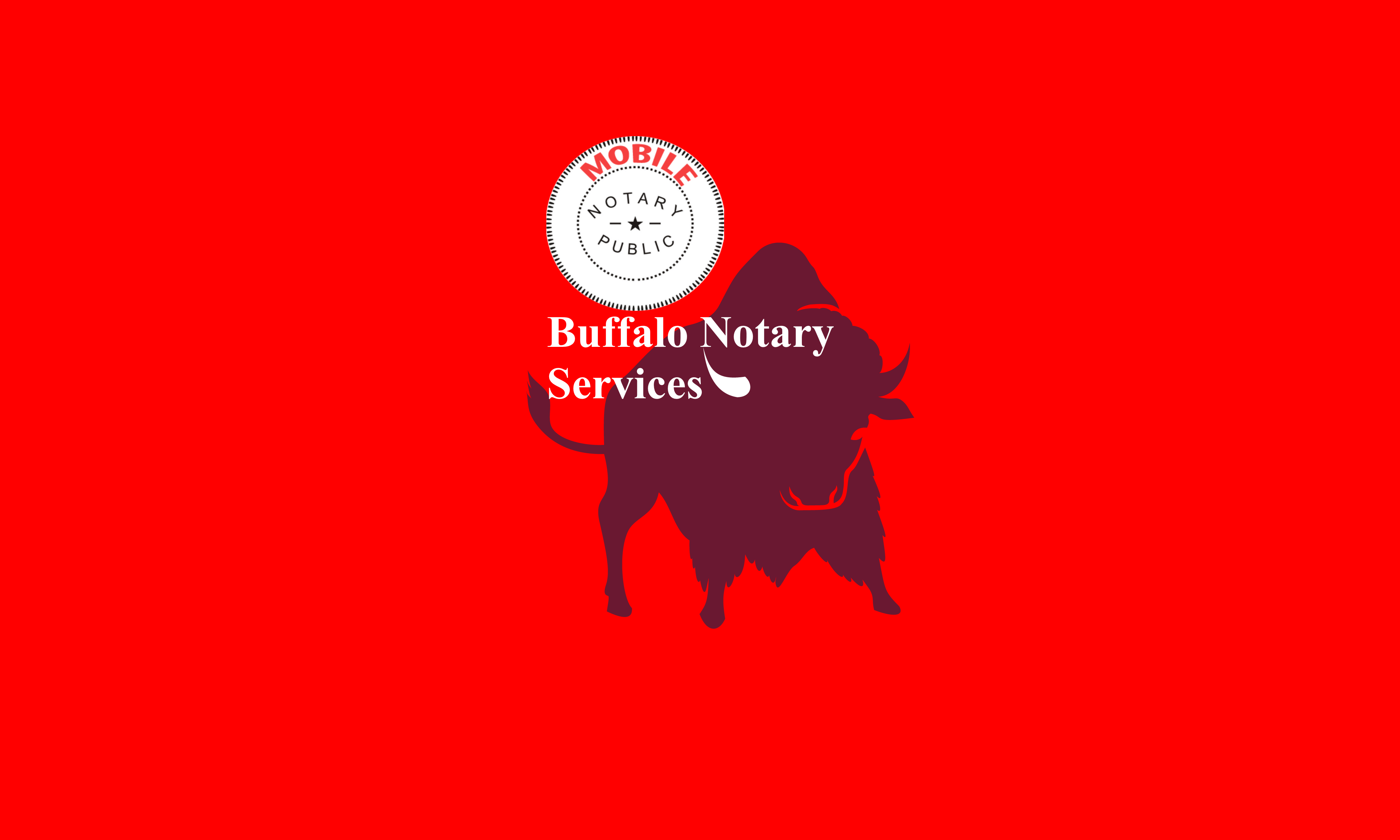That's what we do! The Notary at Your Door!
