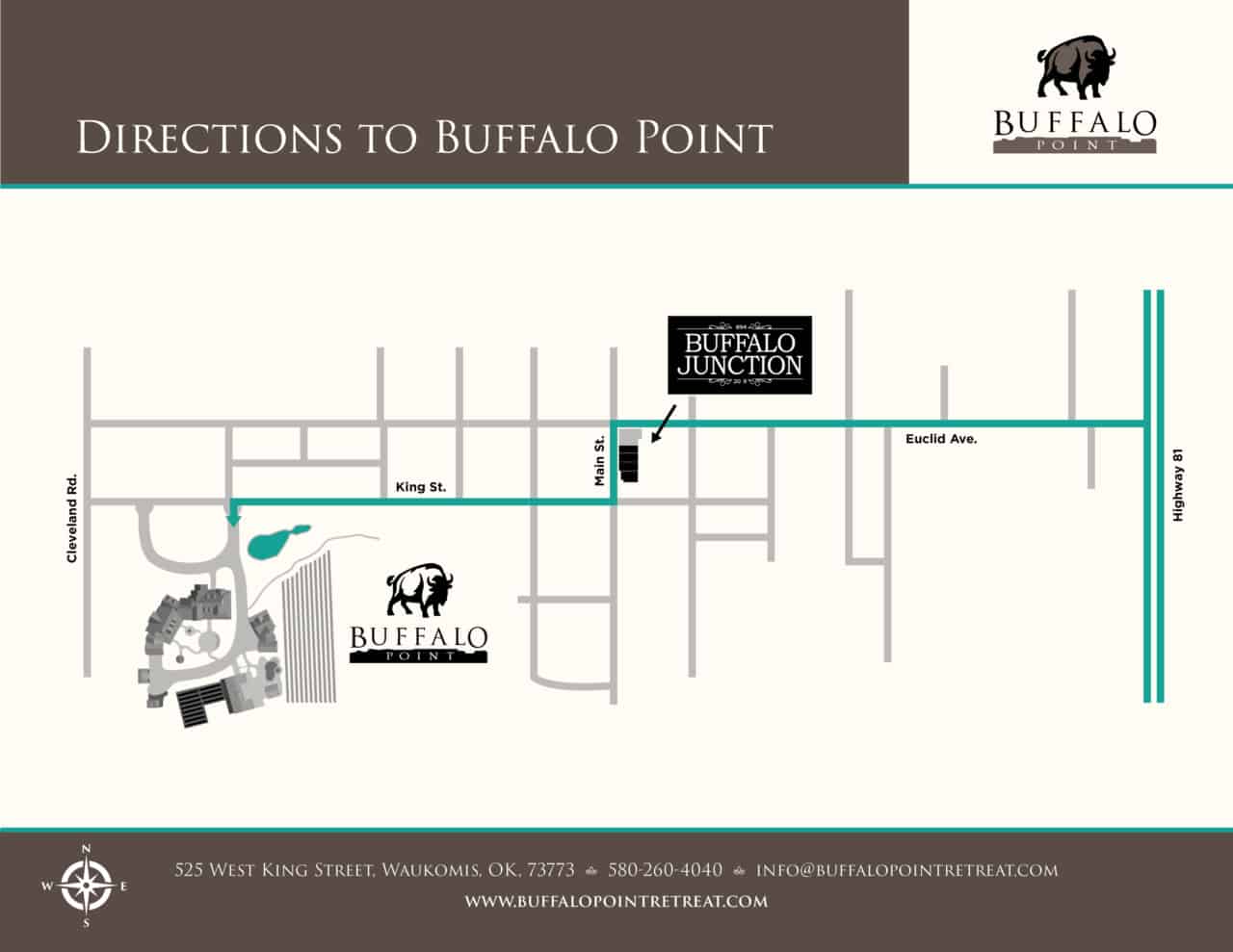 MAP & DIRECTIONS Buffalo Point