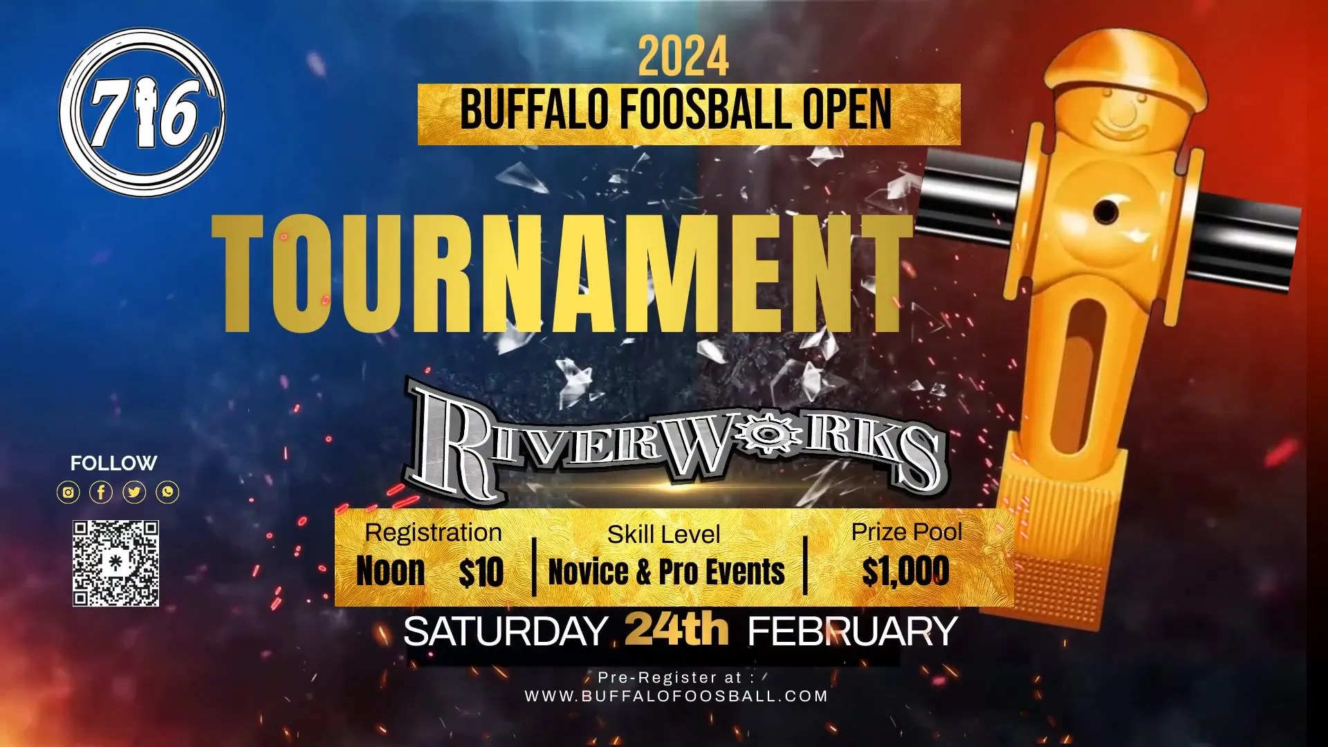 BUFFALO FOOSBALL OPEN TOURNAMENT Buffalo RiverWorks