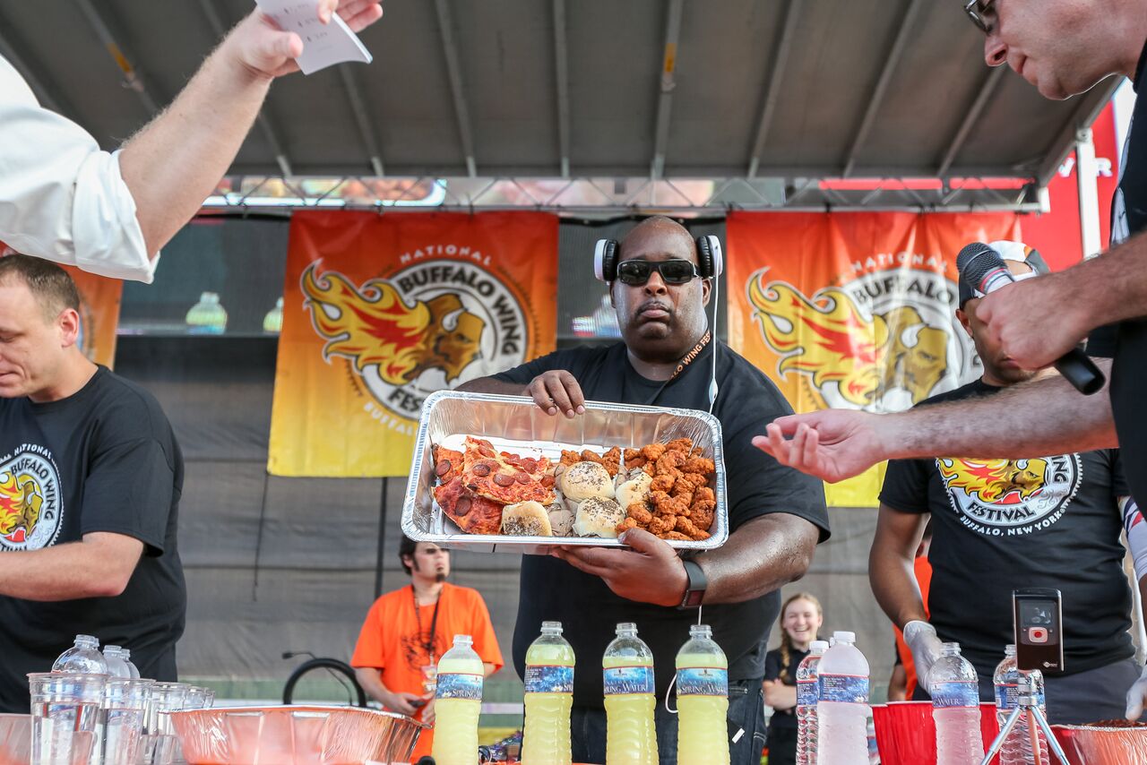 Buffalo Buffet Bowl Eating Championship The National Buffalo Chicken