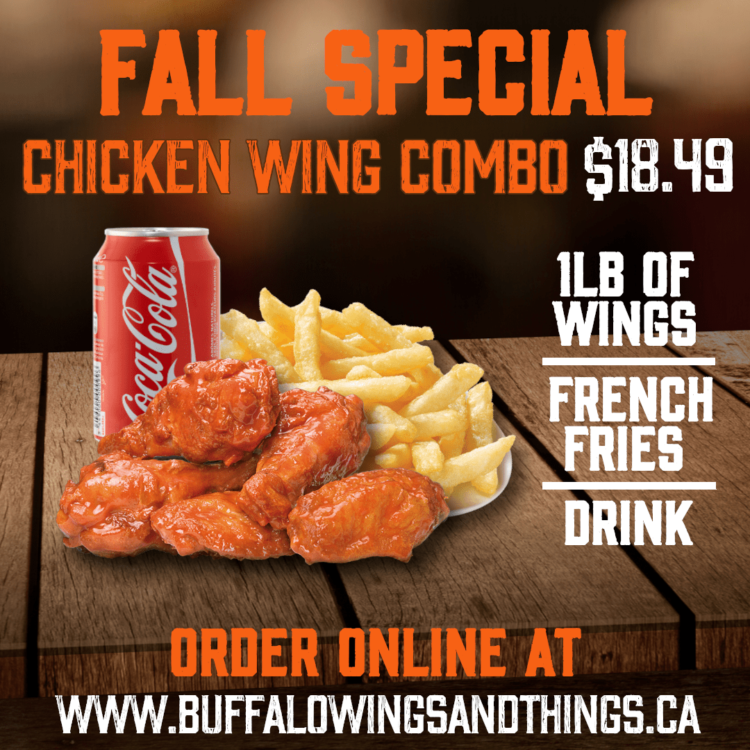 Chicken Tenders, Wings and Sandwiches Buffalo Wings and Things