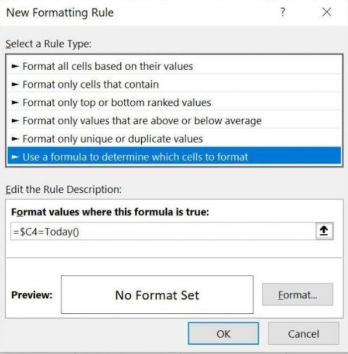 How to use conditional formatting to highlight due dates in Excel
