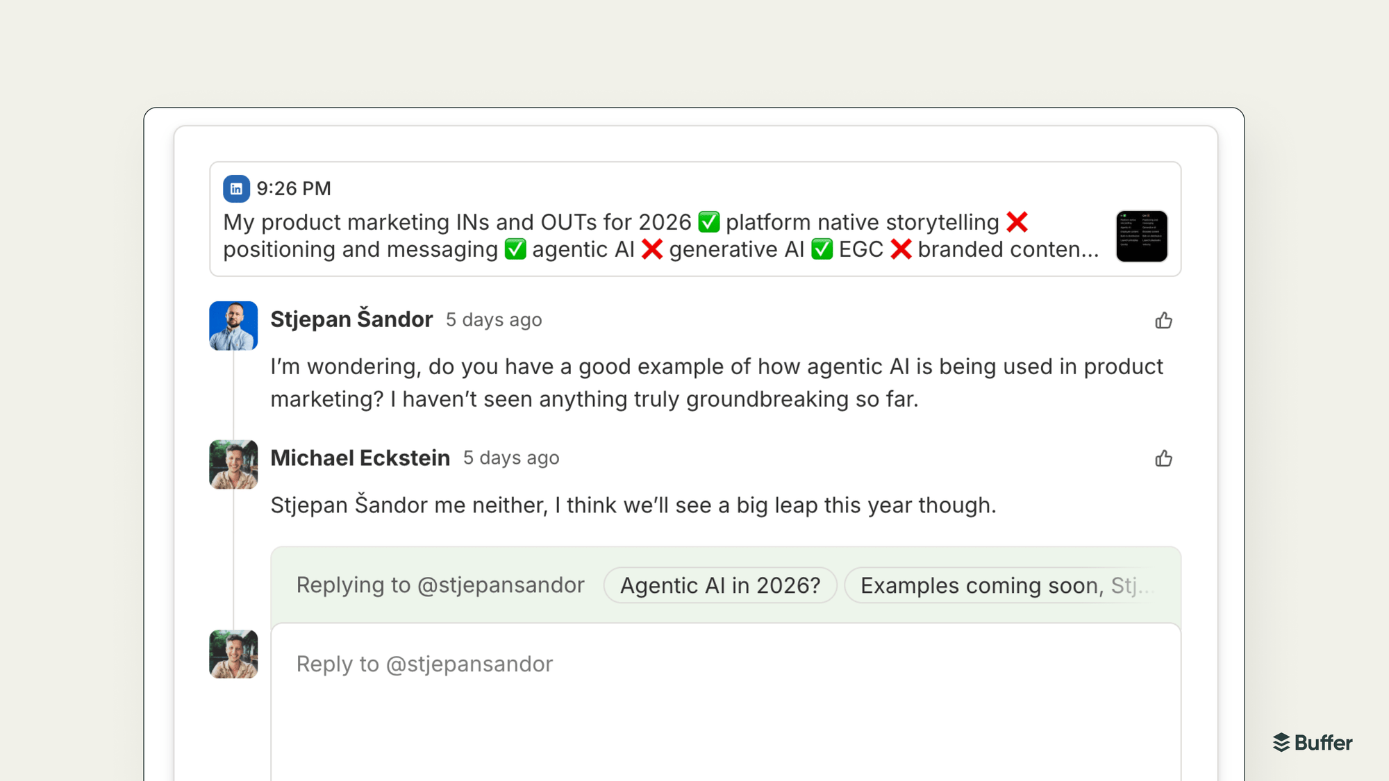 Tout ce que nous avons lancé dans Buffer en 2025