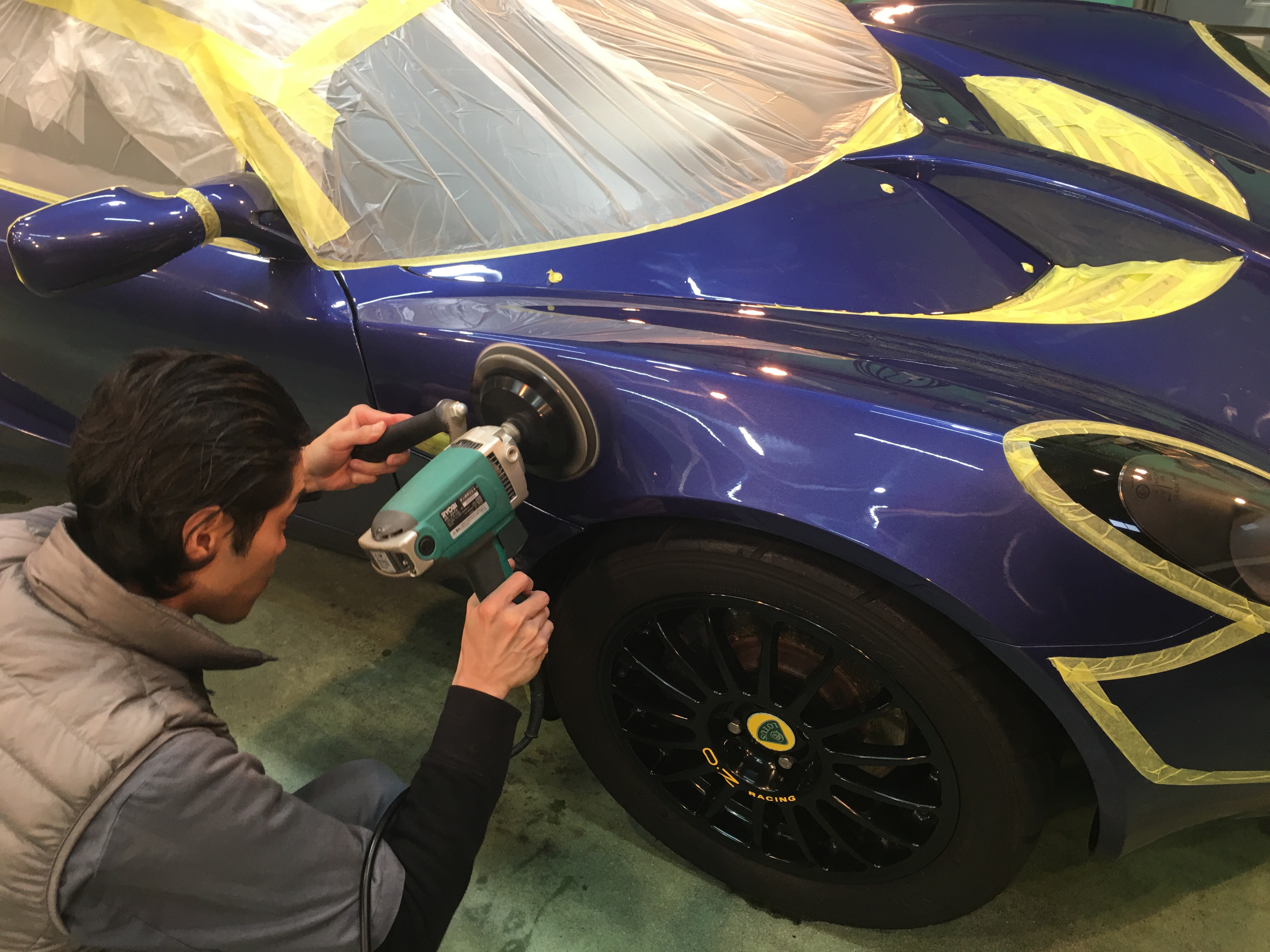 ロータス・・エリーゼに最高級ガラスコーティング『ガラスファイバーコート』を施行いたしました！！！ エスプリジャパン 兵庫/神戸市