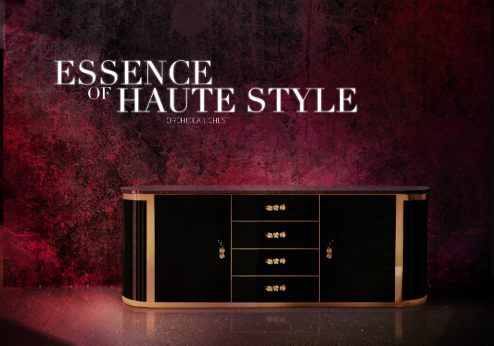 Luxury Gold and Black Buffets and for Modern Interiors