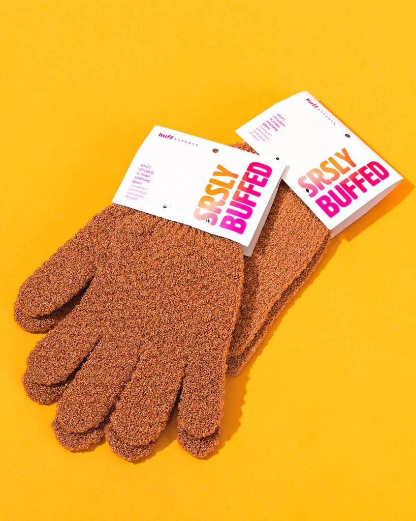 SRSLY Buffed InShower Exfoliating Gloves Buff Experts