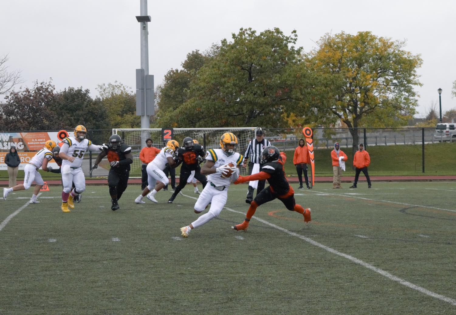 Brockport manhandles Football; 657 The Record