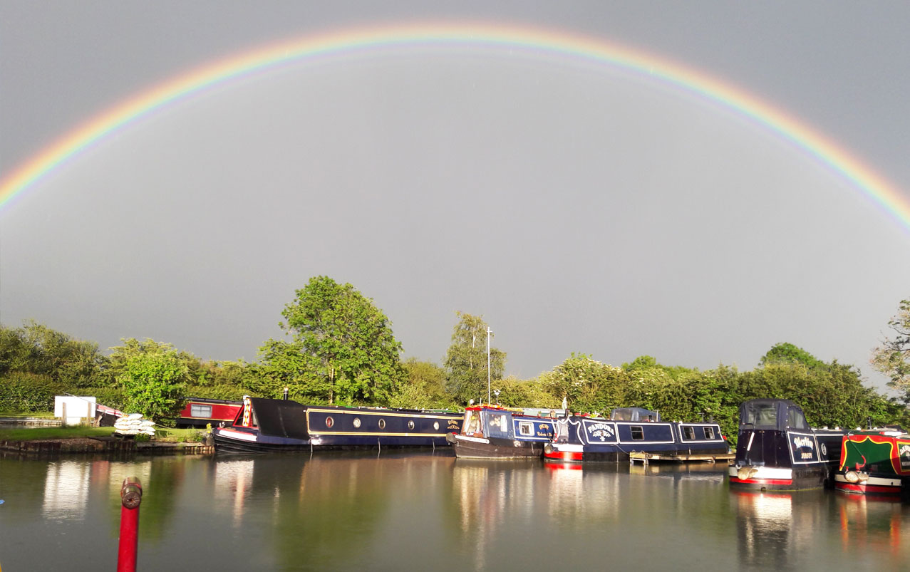 Bugrooke Marina on the Grand Union Canal in Northamptonshire