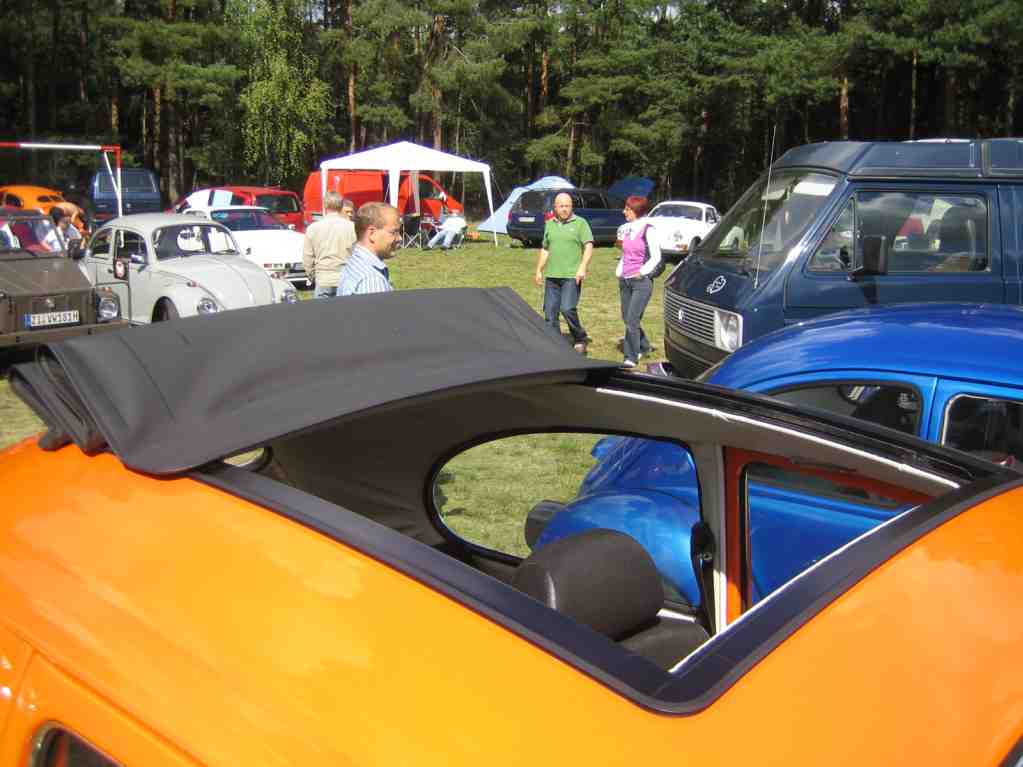 Twingo Faltdach im Käfer Gestaltung