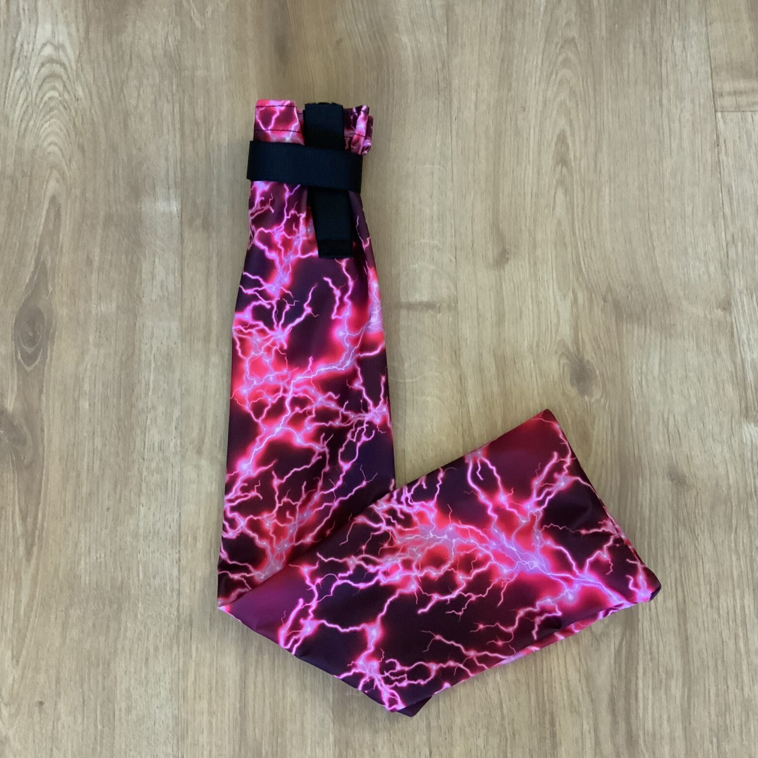 MINI length Waterproof Tail Bag Pink Lightning with DOUBLE VELCRO