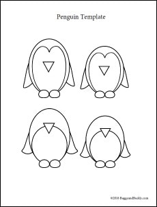 Penguin Stencil Printable