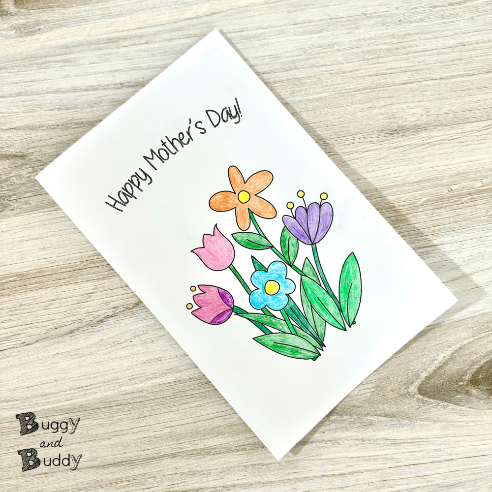 Mother's Day Card Printable Buggy and Buddy