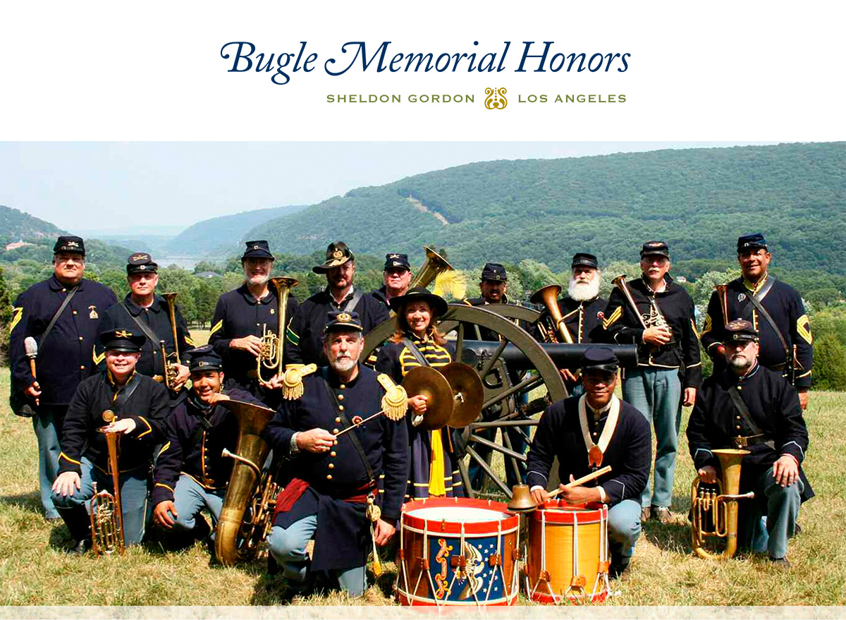 Bugle Memorial Honors Sheldon Gordon Los Angeles