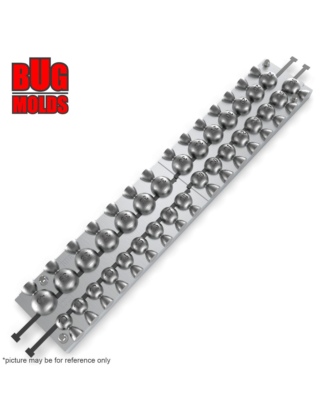 Aluminum CNC Mold Eccentric Joint Sinker Sport Ball 1040g 31cav 10