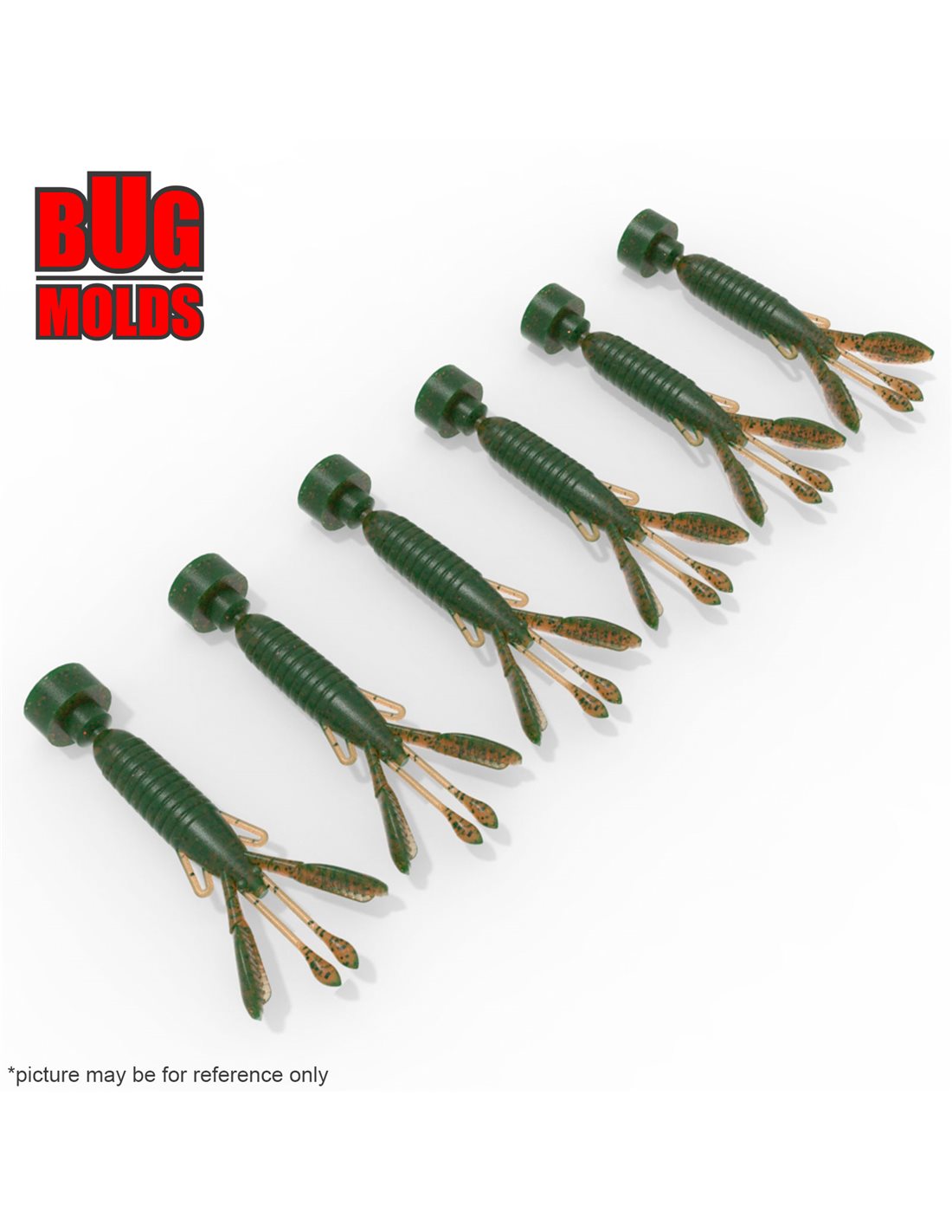 2part doit yourself bait mold making fishing soft plastic baits artificial stone aluminum