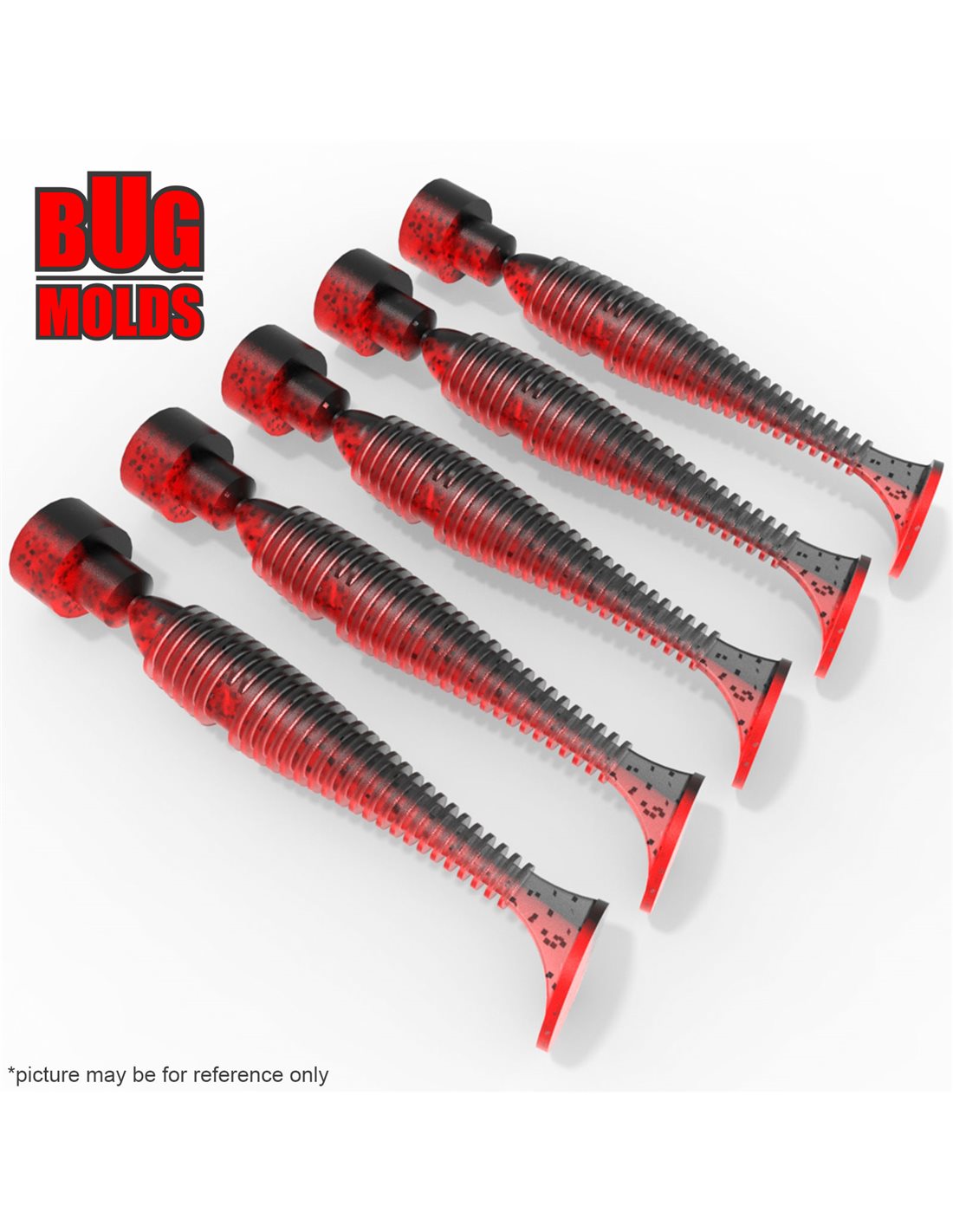 2part doit yourself bait mold making fishing soft plastic baits artificial stone aluminum