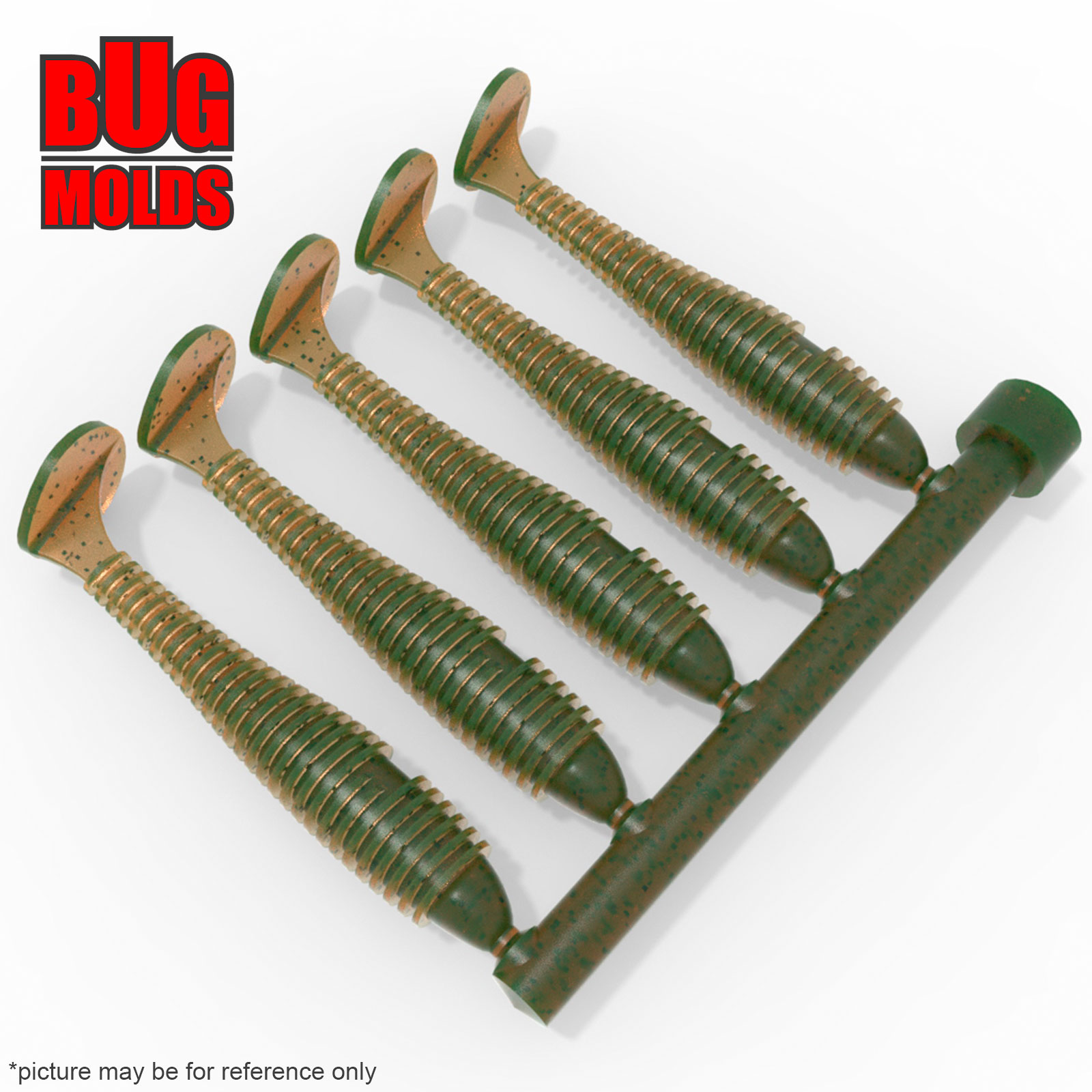 2part doit yourself bait mold making fishing soft plastic baits artificial stone aluminum