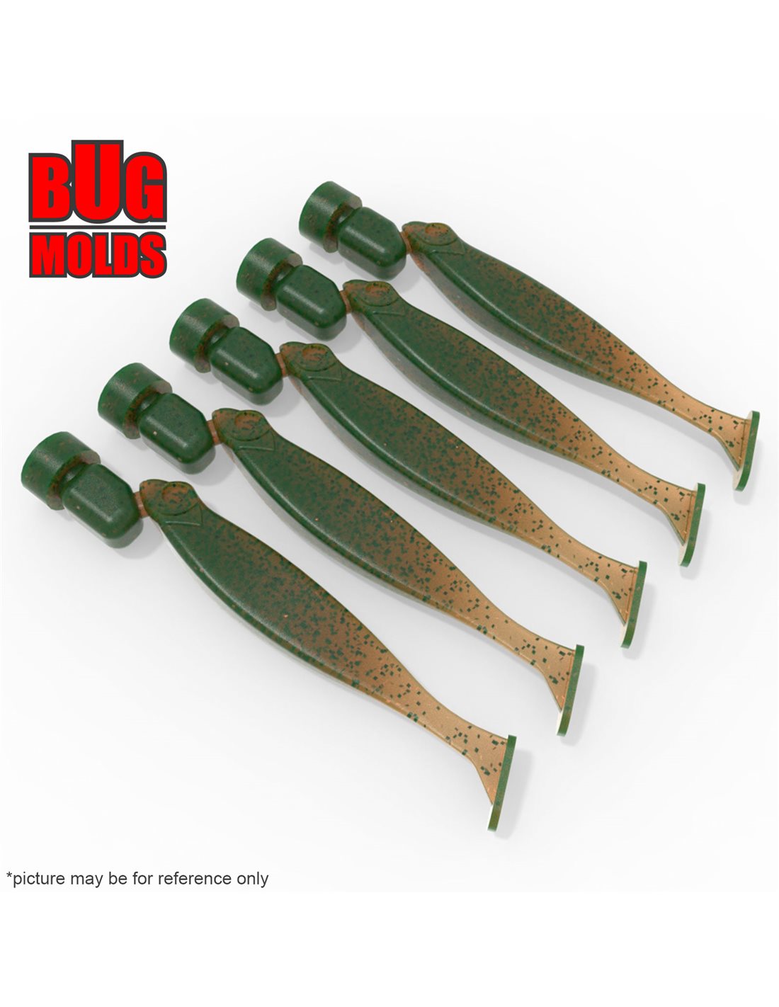 2part doit yourself bait mold making fishing soft plastic baits artificial stone aluminum