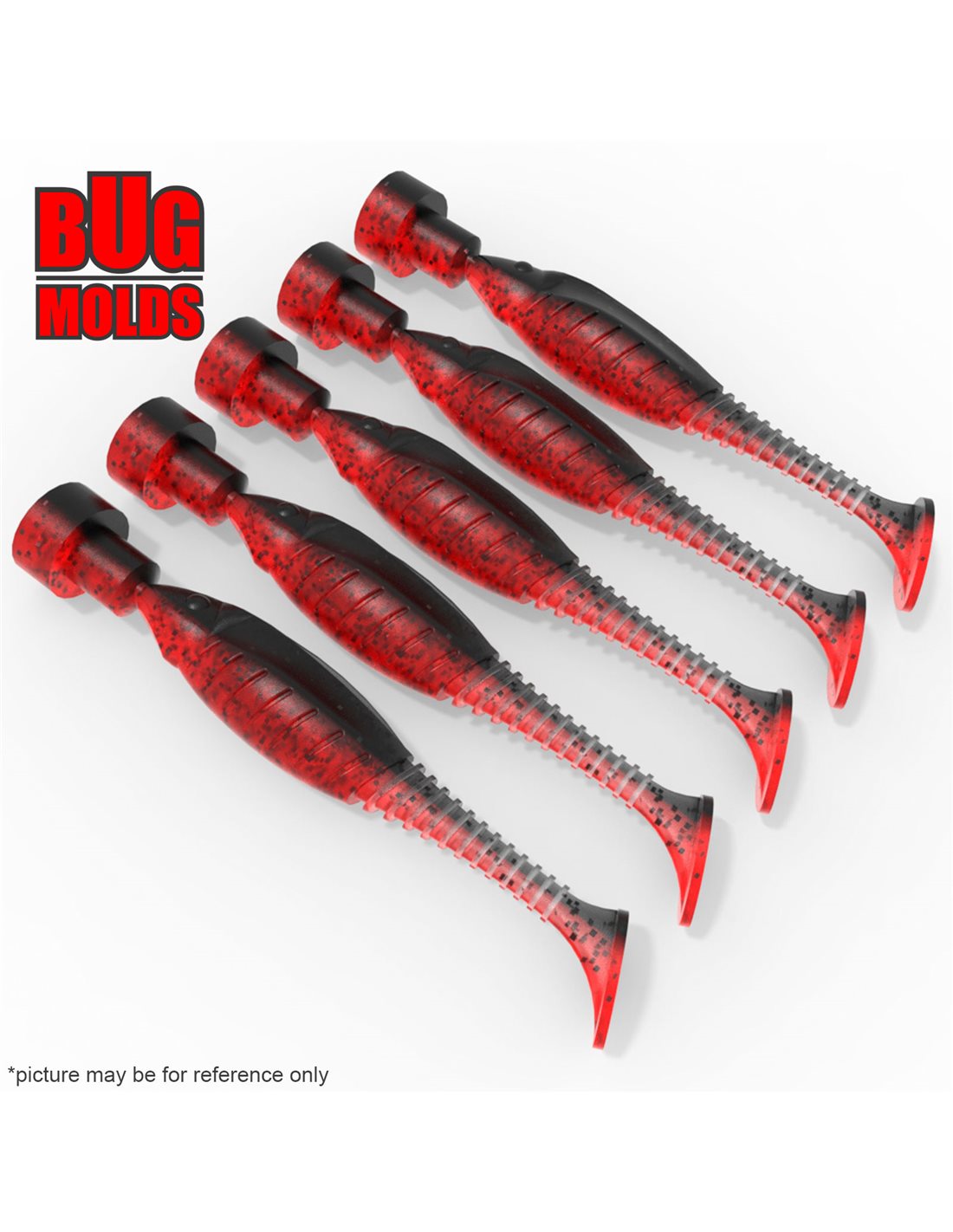 2part doit yourself bait mold making fishing soft plastic baits artificial stone aluminum