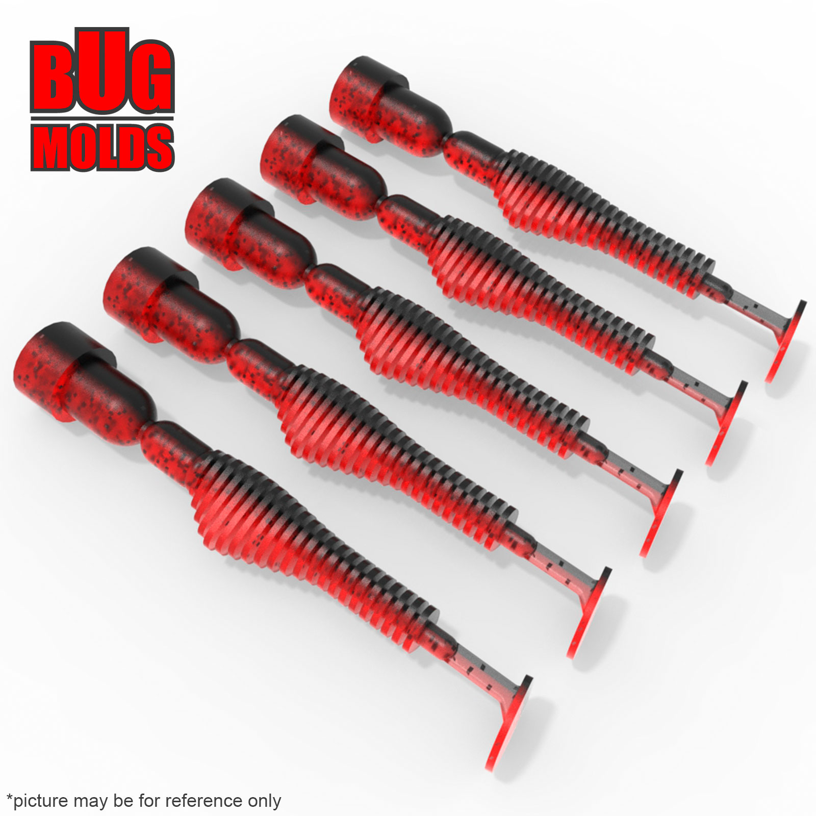 2part doit yourself bait mold making fishing soft plastic baits artificial stone aluminum