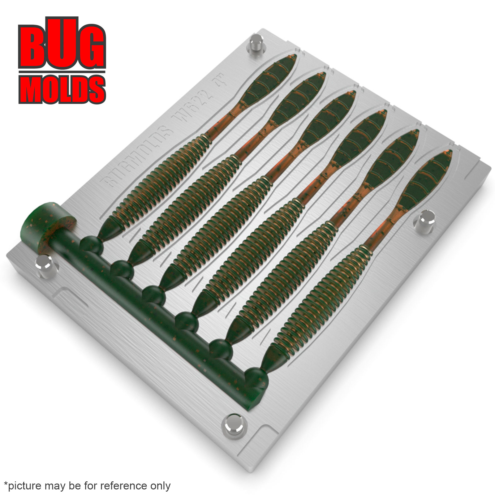 2part doit yourself bait mold making fishing soft plastic baits