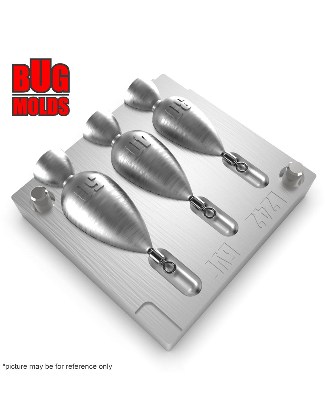 Aluminum CNC Mold Jig Rig Pear Punchball Shape 3050g 3cav 304050g