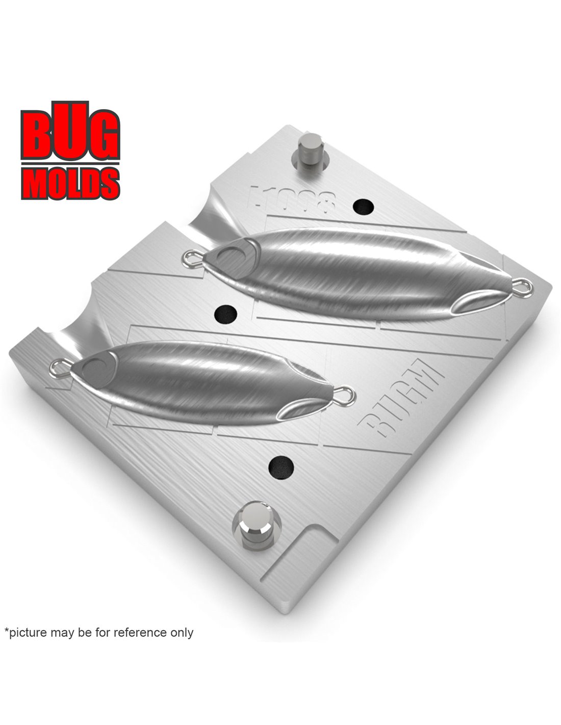 Aluminum CNC Mold Pilker Pilker 1530g 2cav 1530g ID L1008 for doit