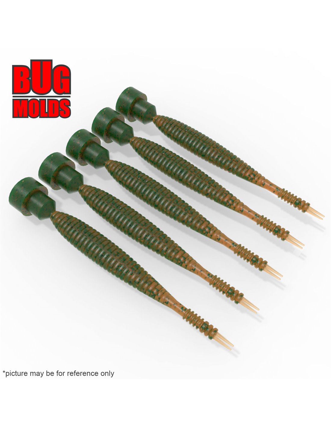 2part doit yourself bait mold making fishing soft plastic baits artificial stone aluminum