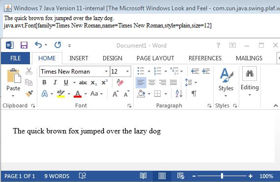Change Font Size Java Swing Decoration Cloth