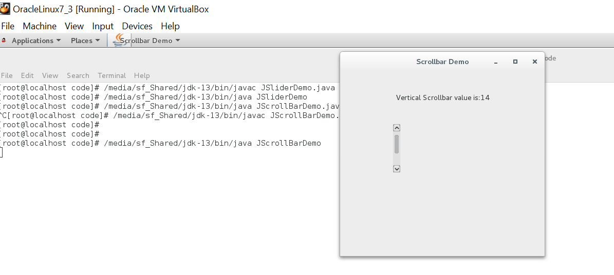 [JDK8218470] JScrollBar display issue with GTKLookAndFeel Java Bug