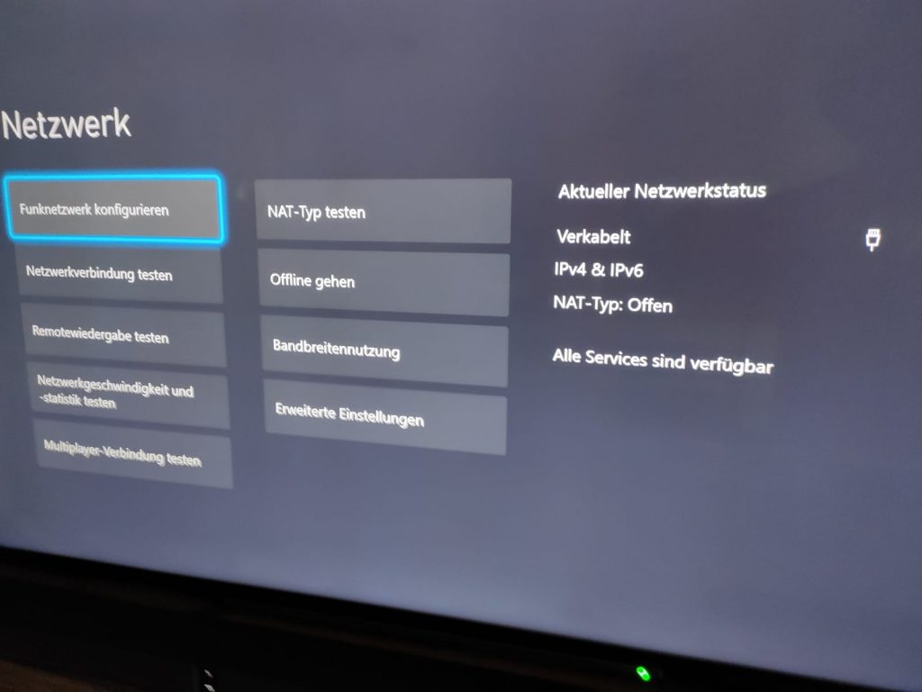 XBOX Series X/S OnlineMultiplayer Verbindungseinstellungen IPv6/Teredo