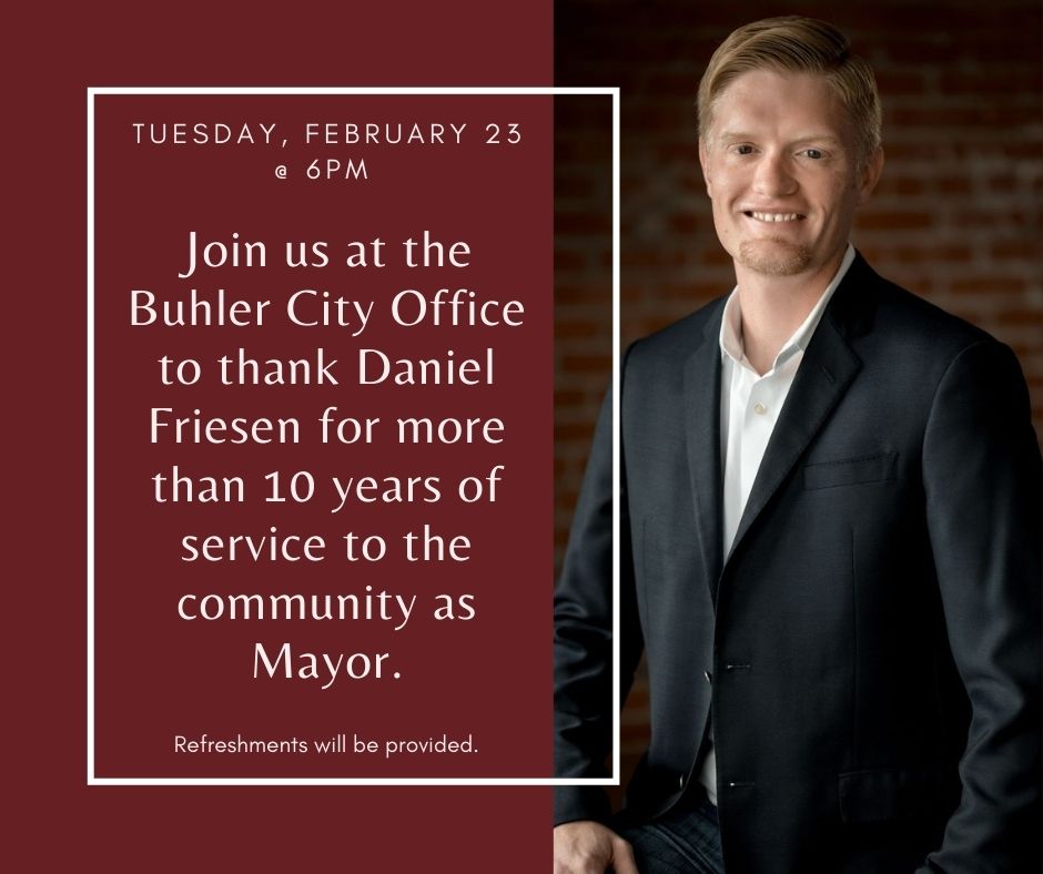 Recognizing Former Mayor Daniel Friesen City of Buhler