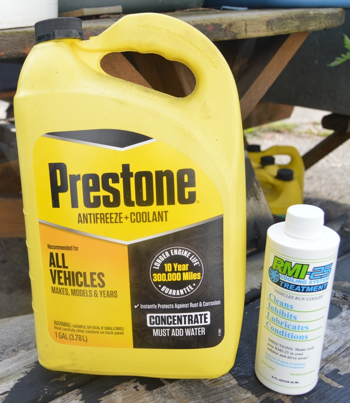 Change Coolant & Radiator Heater Core Flush (Antifreeze + RMI Additive