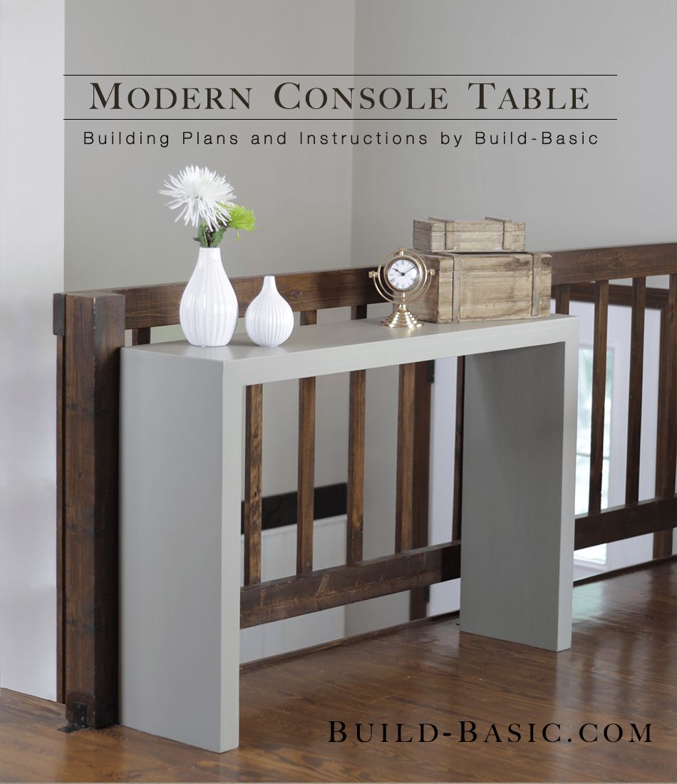 Build a Modern Console Table ‹ Build Basic