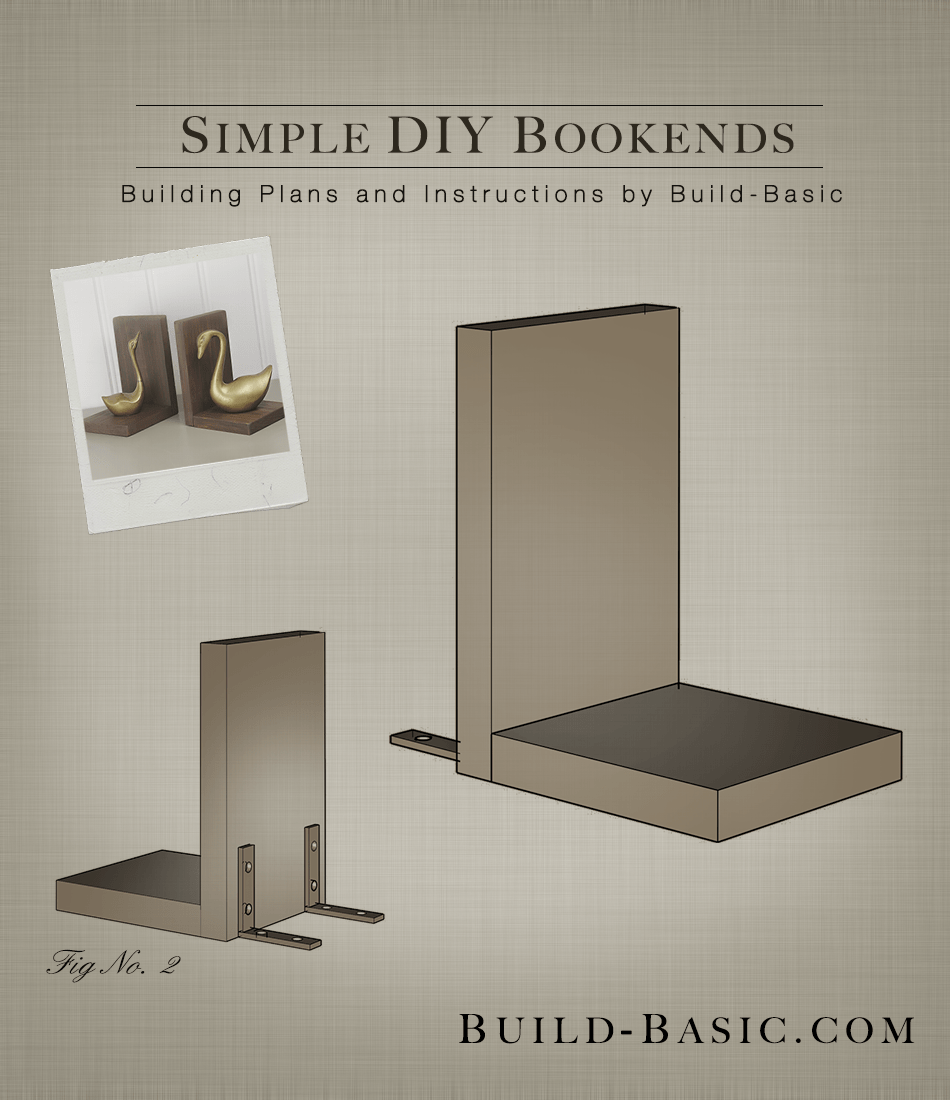 Build Simple DIY Bookends Building Plans by BuildBasic www.build