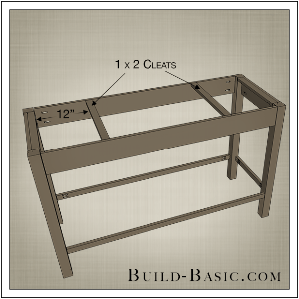 Build a DIY OpenShelf Kitchen Island Build Basic