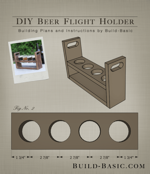 Build a DIY Beer Flight Holder Build Basic