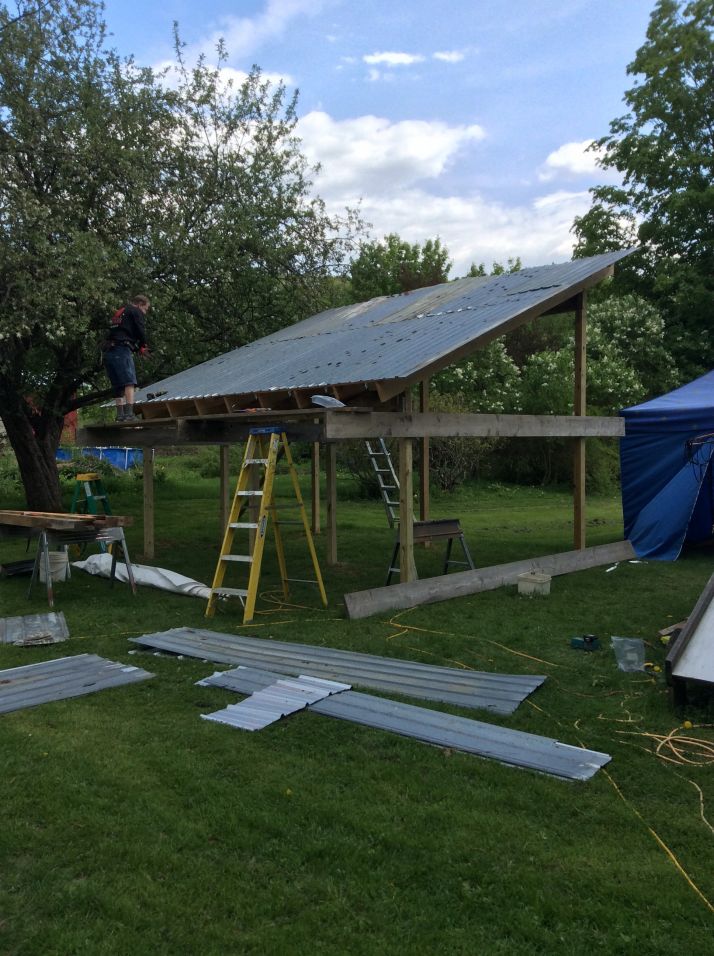 Rafters, Strapping and Roofing Cliff Dutton Carpentry